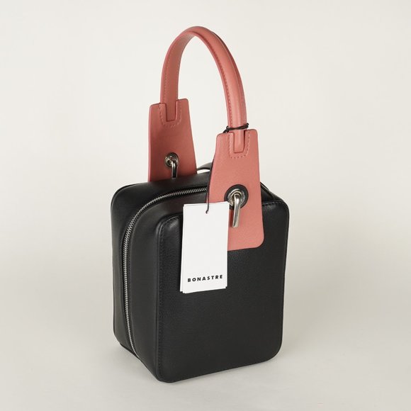 Bonastre Women's Brick bag In Black/Pink